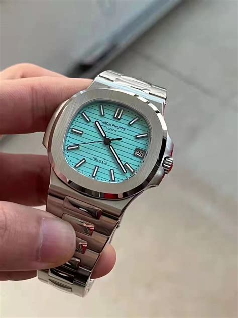 patek philippe nautilus tiffany replica|patek philippe tiffany price.